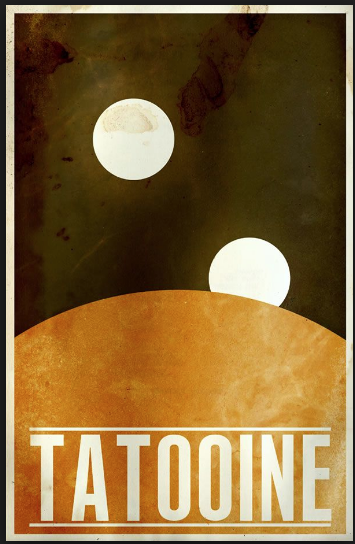 Carteles turísticos Tatooine