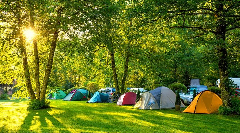 ocupación de los campings